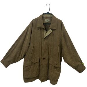 Men’s Rainforest green zip front Coat XL